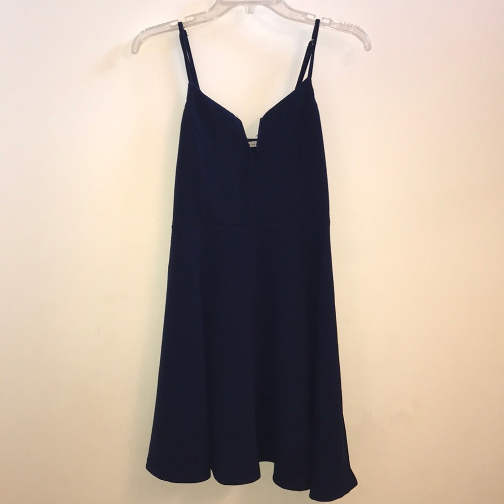 Navy blue dress